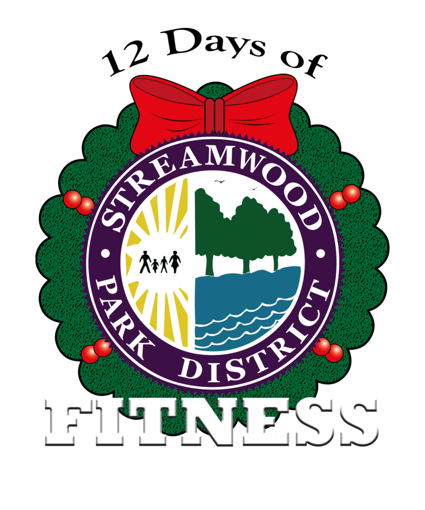 a logo with a red bow
