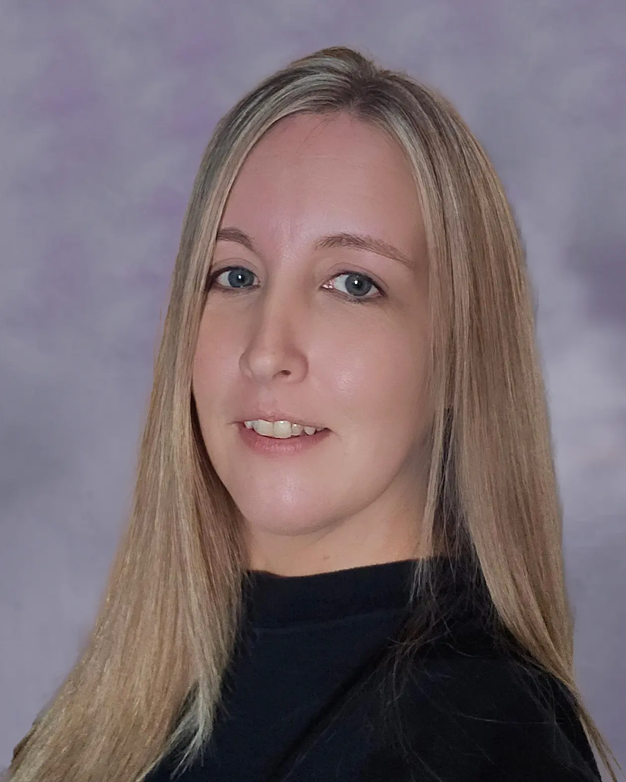 a person with blonde hair