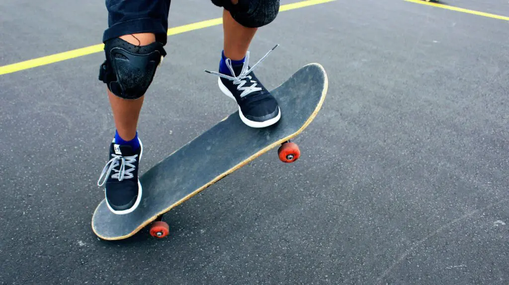 a person on a skateboard
