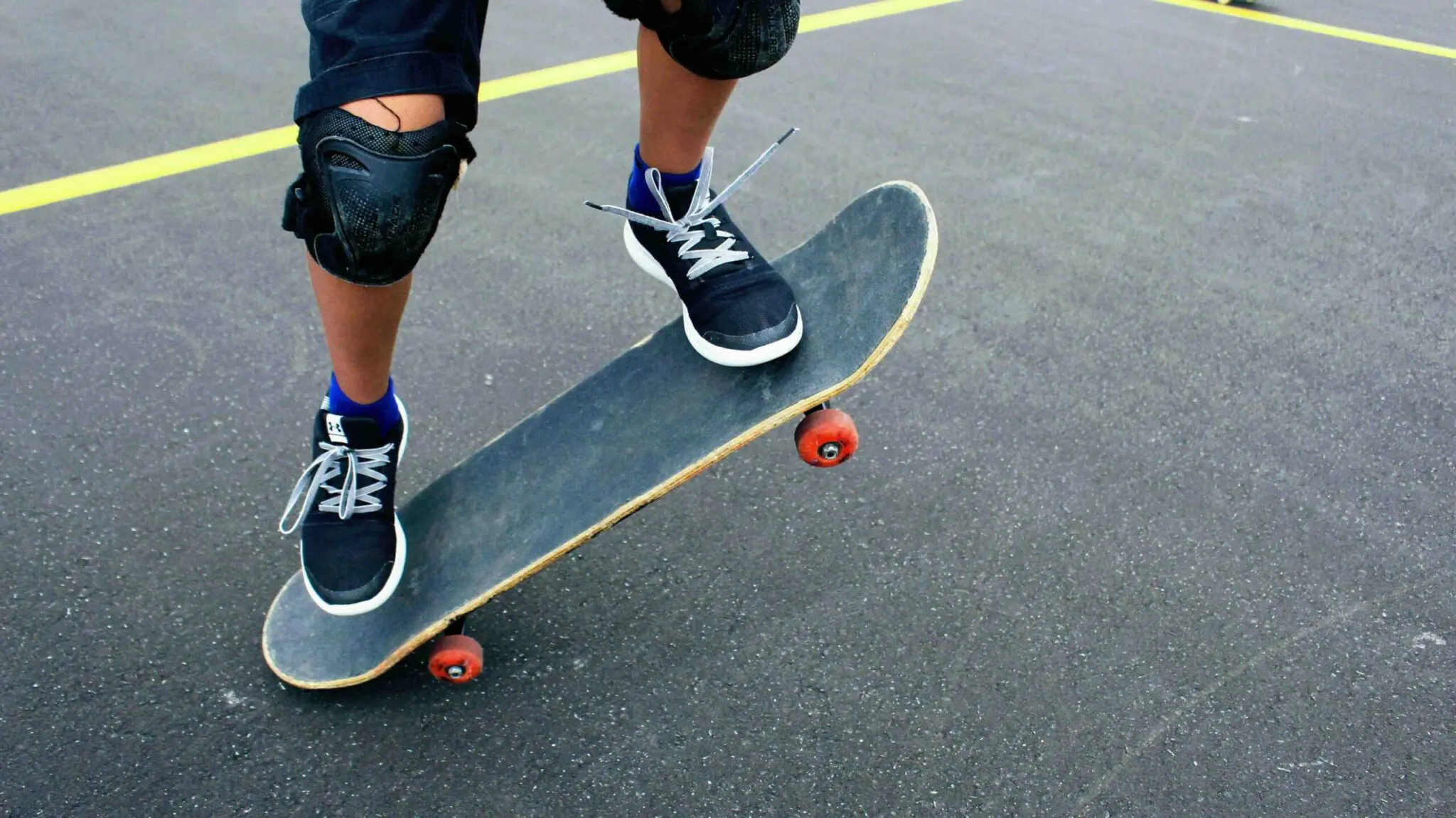 a person on a skateboard
