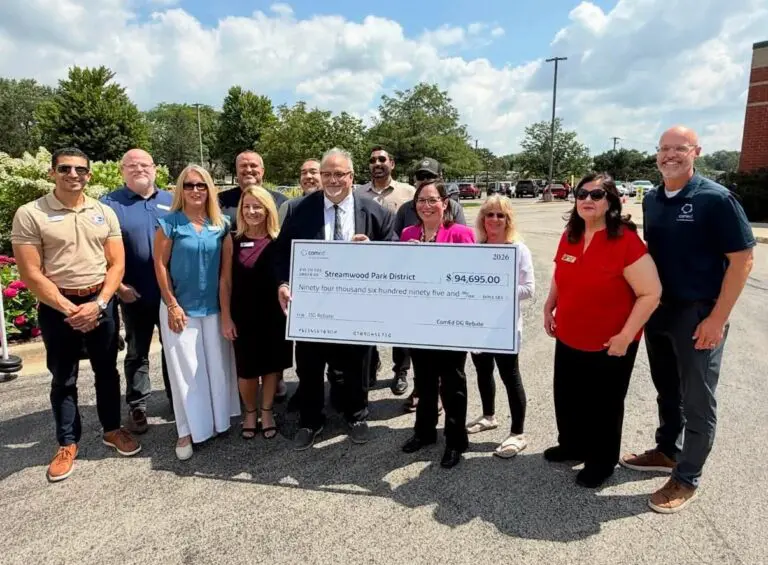 Park District Receives ComEd DG Solar Rebate