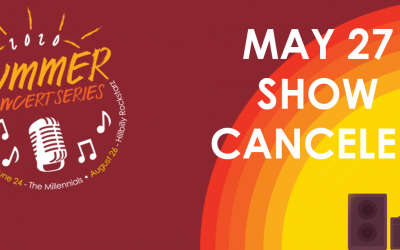 May 27 Summer Concert Canceled