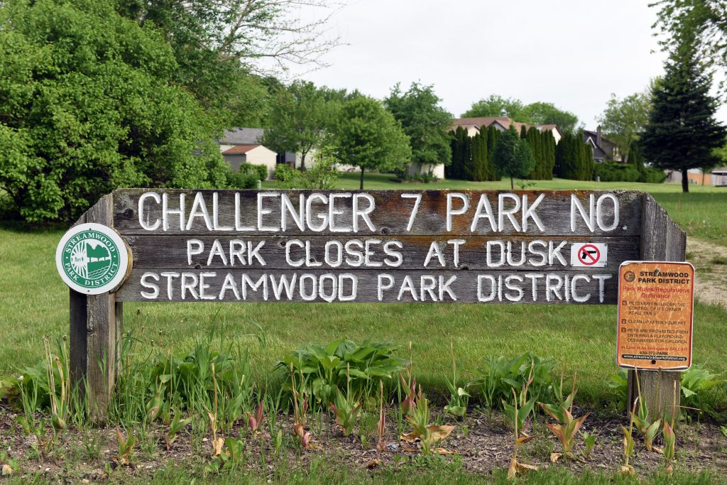 Challenger 7 North Park Sign