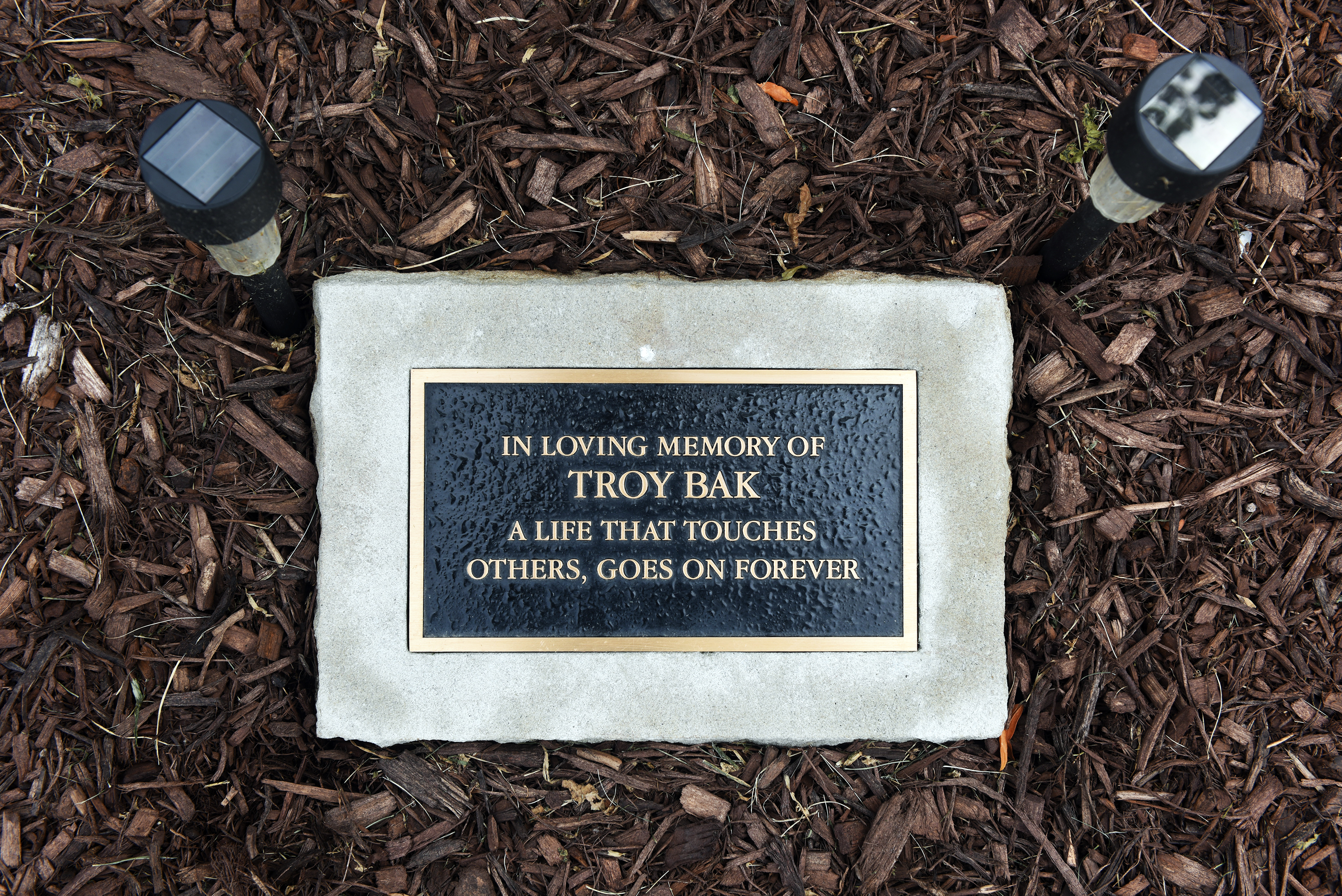 Memorial Plaque at Hoosier Grove Park